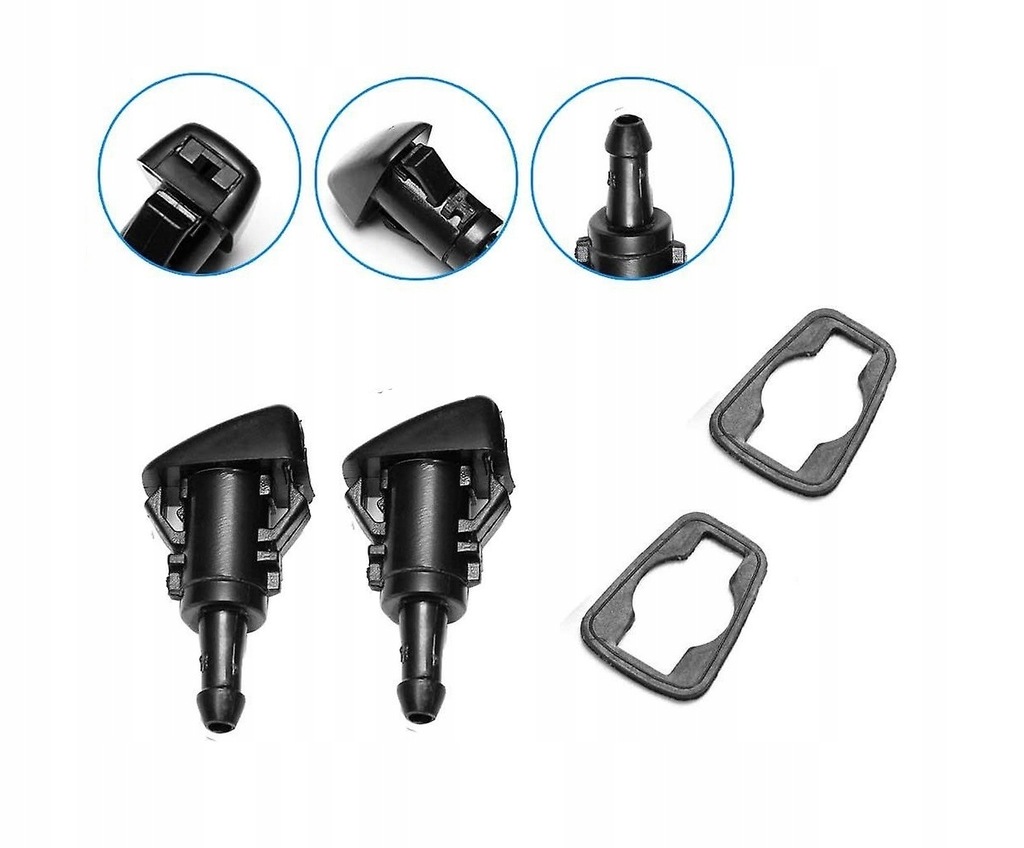 фото №1, 2x насадка омыватель форсунка омывателя dodge magnum charger