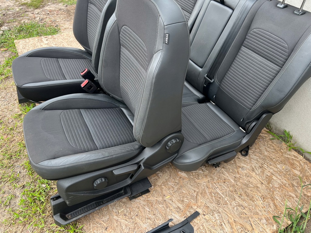 фото №7, Ford kuga mk2 lift комплект сидінь сидіння перед задня заднє сидіння напівшкіра europa