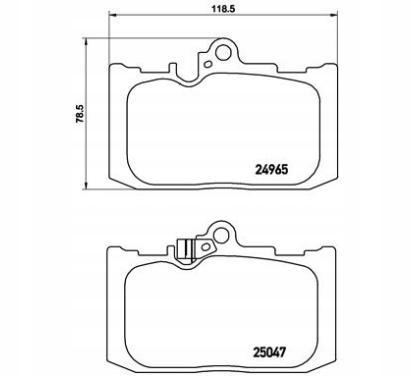 фото №1, Brembo p 83 131 набір гальмівних колодок гальмівних, гальма дискові