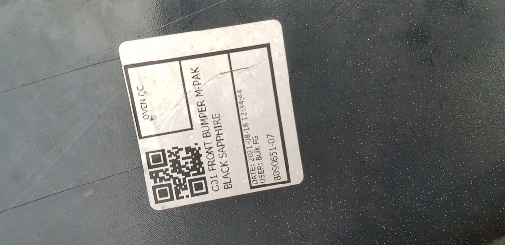 фото №12, Bmw x3 g01 x4 g02 m-pakiet бампер передний, na pdc