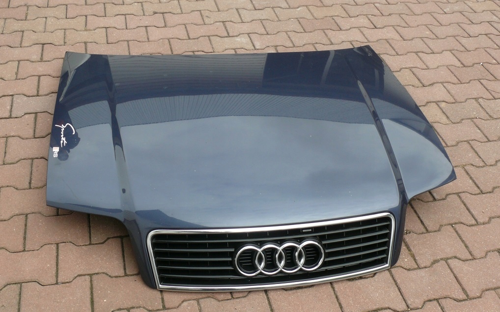 фото №1, Капот крышка двигателя решётка радиатора audi a6 c5 lift 01-04