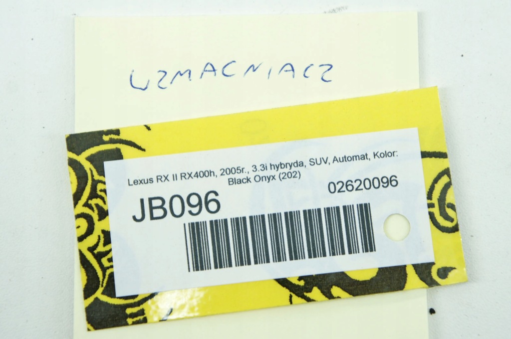 Jb096 lexus rx ii підсилювач аудіо 86280-0w320 Недорого