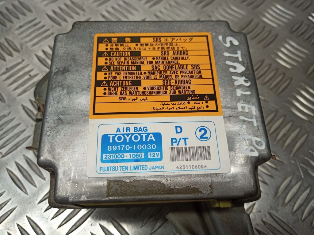 Модуль подушка безопасности toyota starlet p9 1.4 89170-10030 Цена