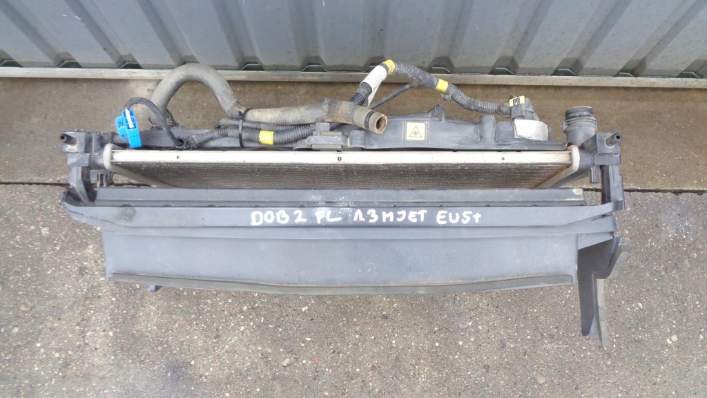 фото №11, Радіатор вентилятор fiat doblo 2 ii lift fl 1.3 16v m-jet 2015-