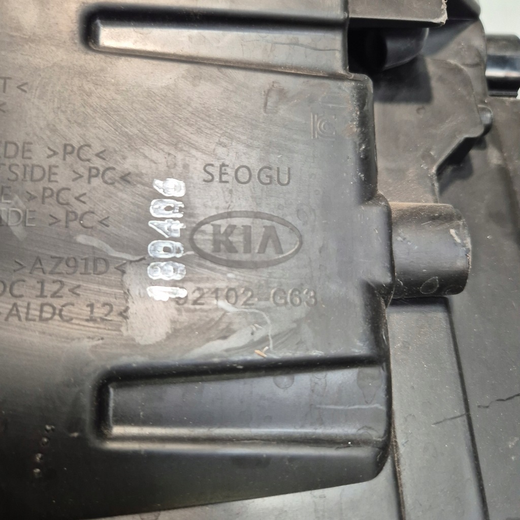 фото №12, Лампа правая фара правый led kia picanto 3 iii ja 92102-g63