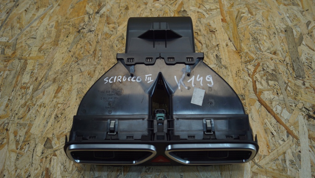 фото №5, Решётка обдув средняя vw scirocco 1q0819735c
