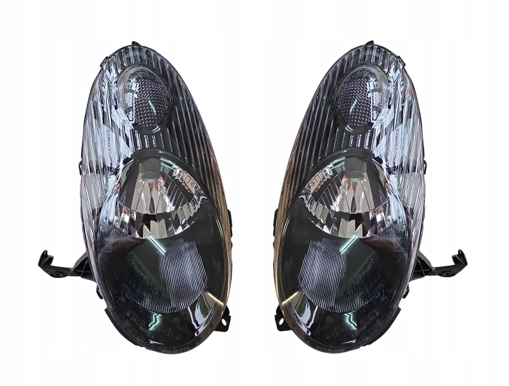 фото №1, Комплект фары nissan micra k12 2007-2010 чёрные