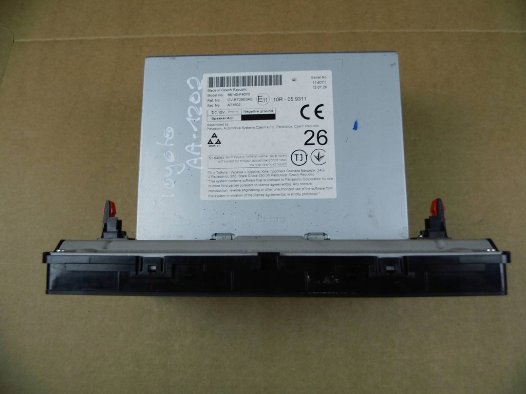 фото №5, Toyota c-hr chr 2019 радио экран дисплей 86140-f4070 86140f4070