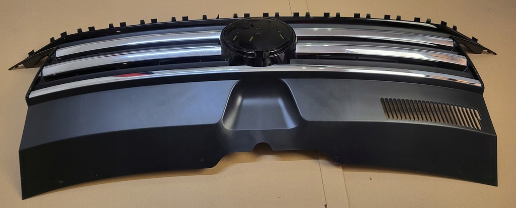 фото №8, Решётка радиатора радиатора решётка радиатора перед накладки хром vw multivan t6 vi оригинальный номер