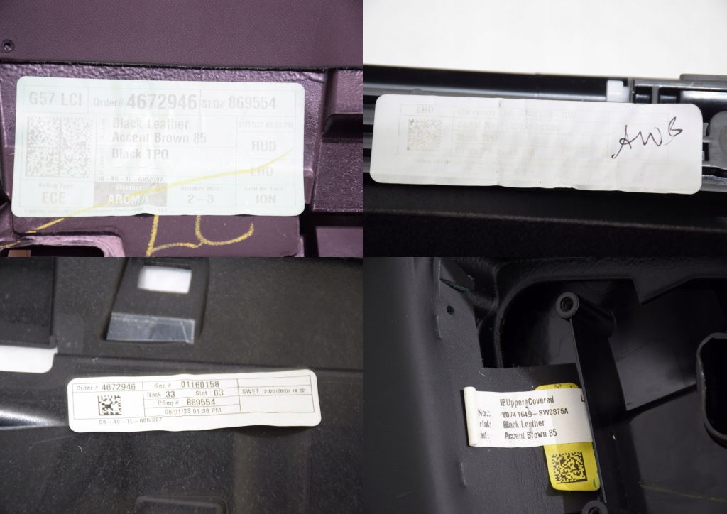 фото №14, Bmw x5 g05 x7 g07 lci lift панель приладів приладова панель  шкіра hud оригінал