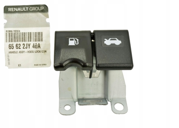 фото №1, Ручка рычаг открывания капот заливной топлива renault koleos i 65622jy40a