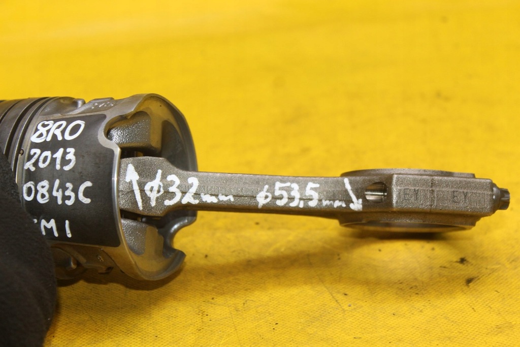 фото №10, Поршень поршні шатун bmw f10 f11 e91 e90 e92 2.0 d n47d20c 0843c 8ro 911