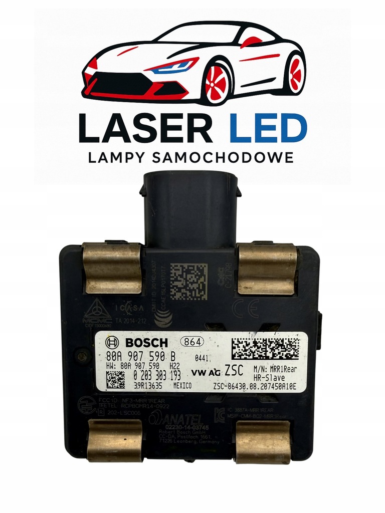 фото №1, Радар датчик acc audi q5 sq5 80a907590b