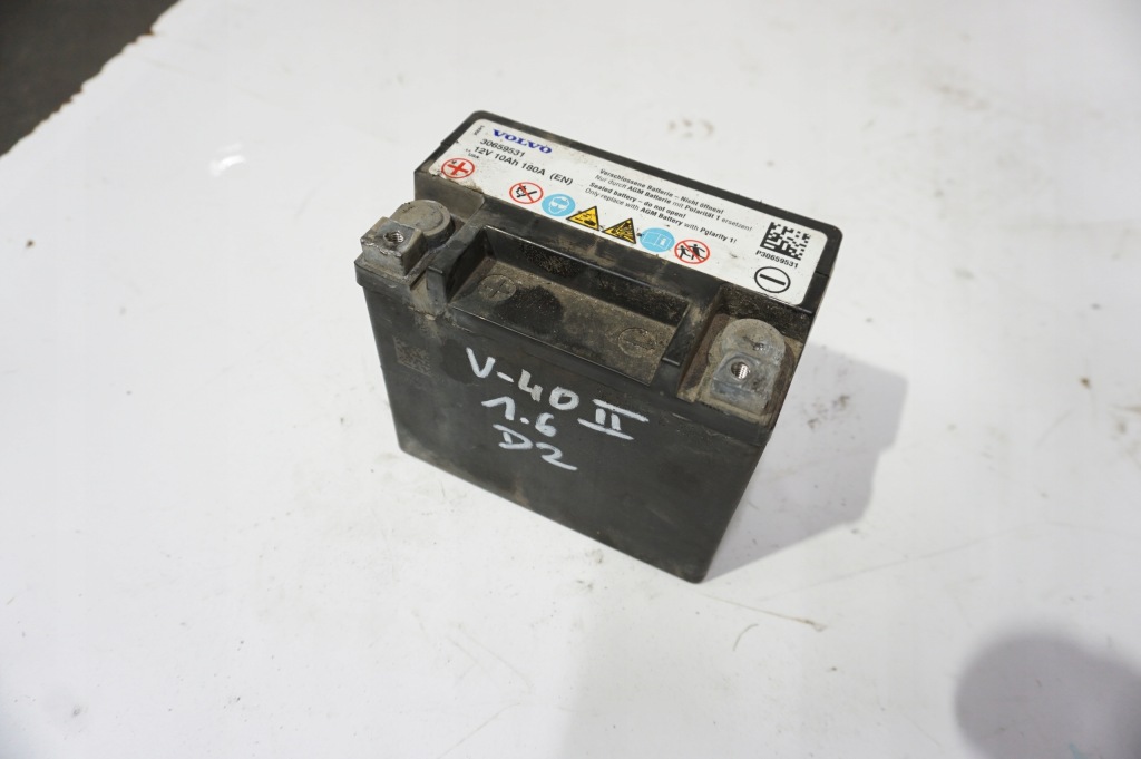 фото №1, Акумулятор 30659531 volvo v40 ii 1.6 d2