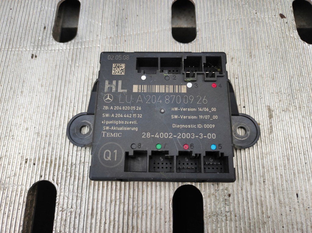 фото №1, Mercedes w204 модуль двері a2048700926