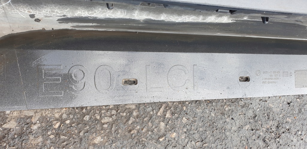 фото №8, Молдинг порог наружная левая порог bmw 3 e90 lci