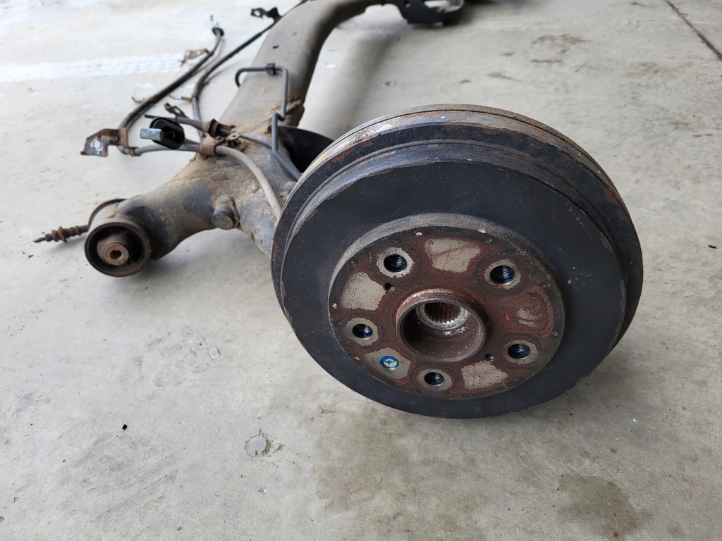 фото №5, Fiat sedici suzuki sx4 08r балка задняя oś 4wd 4x4