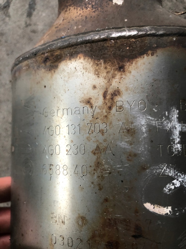 фото №2, Audi a4 a5 a6 a7 катализатор dpf 4g0131703al
