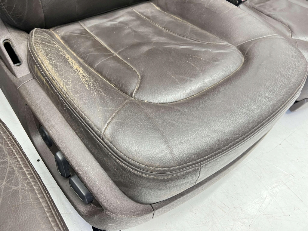 фото №5, Audi q7 4l сиденья комплект 7 человек коричневые обшивки подогрев