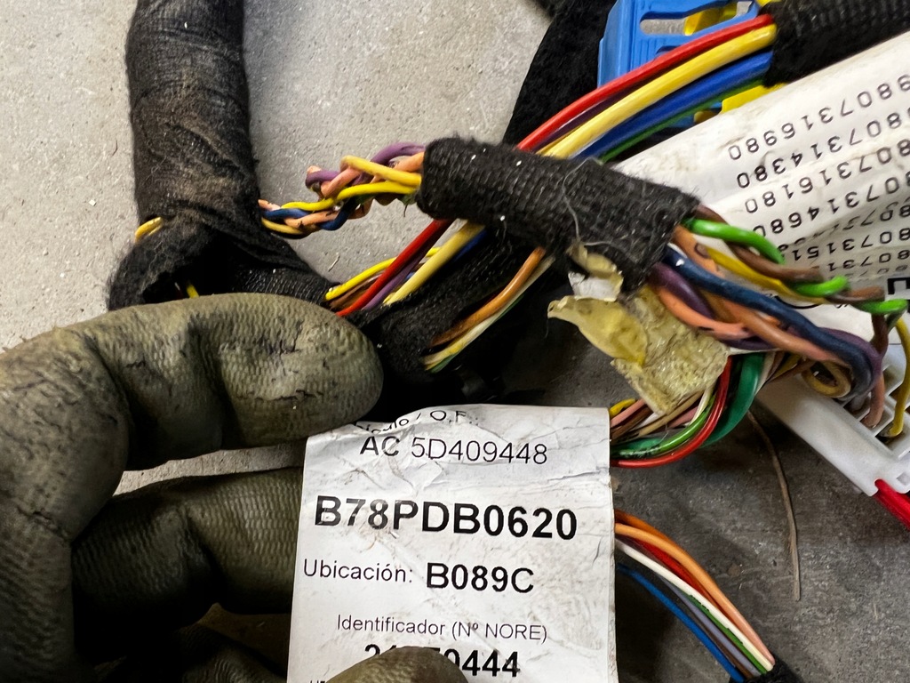 фото №9, Електропроводка джгут панелі консолі citroen c4 grand picasso ii