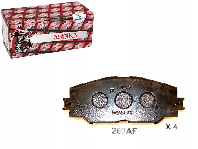 фото №1, Тормозные колодки тормозные subaru trezia 1.3 ashika