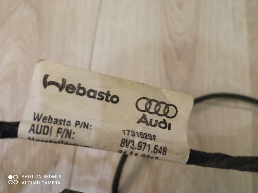 фото №1, Жгут люк крыша audi 8v3971648