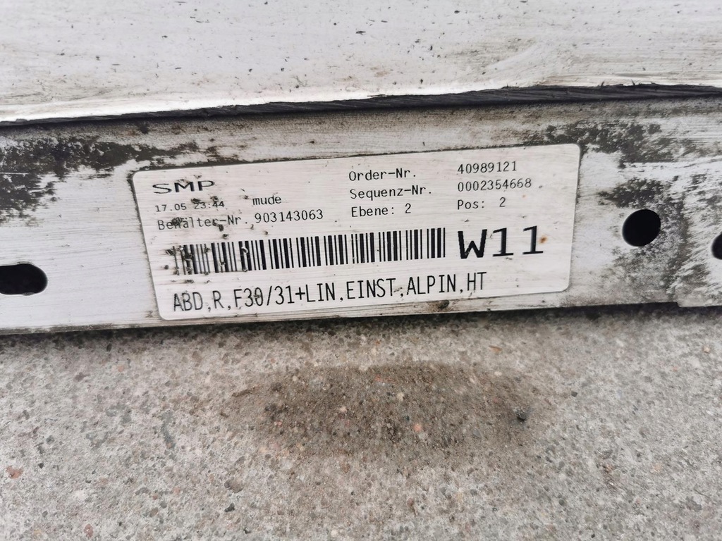 фото №4, Молдинг поріг поріг права bmw 3 f30 a300