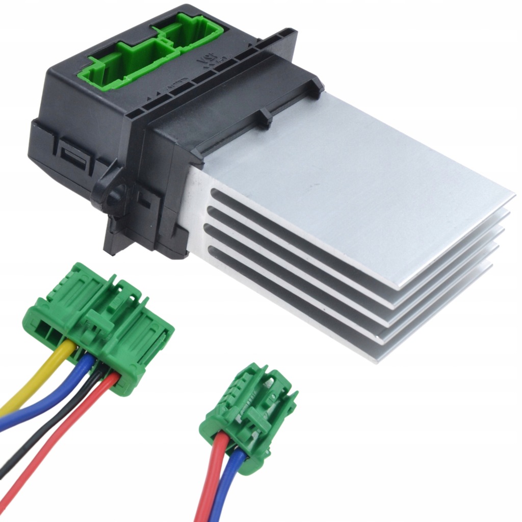 фото №9, Wtyczka/kable резистора вентилятор citroen c2 2003-,c3 2002-,c