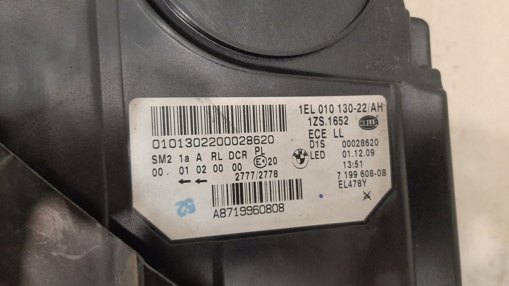 фото №10, Bmw 5 gt f07 bi-xenon правый фара 7199607