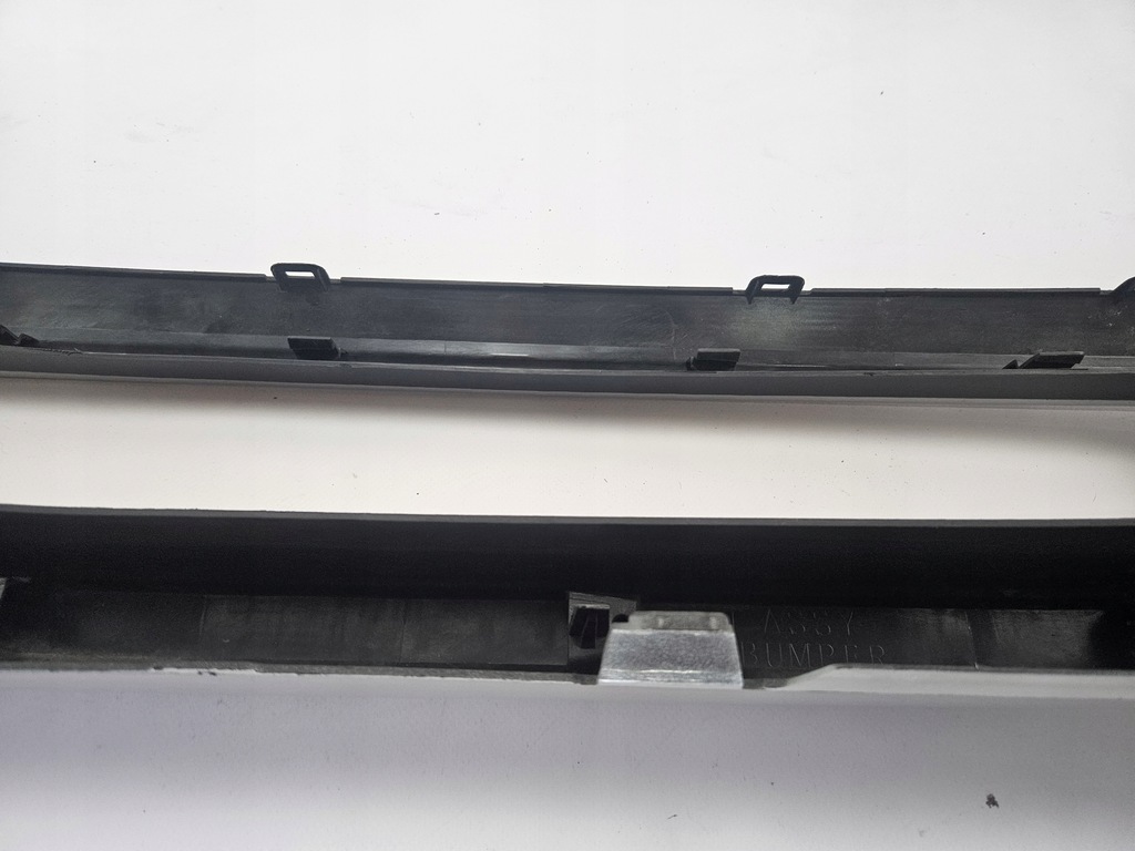 фото №14, Mitsubishi outlander iii lift 2018 - спойлер накладка бампера перед