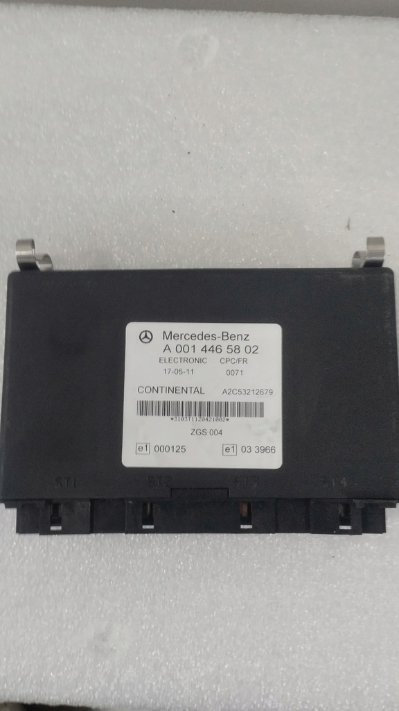 фото №1, Mercedes actros блок управления модуль cpc-fr a0014465802