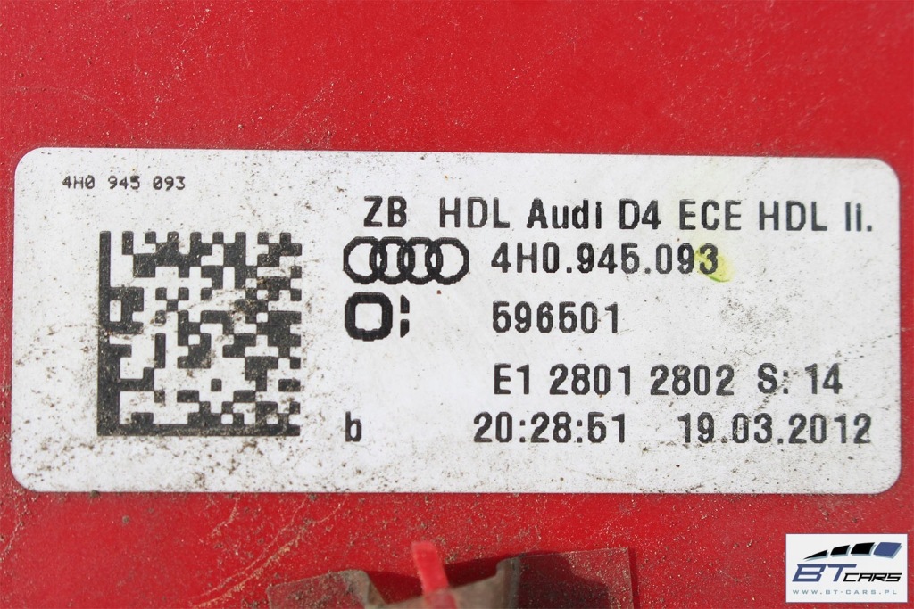 фото №7, Audi a8 s8 лампы led задняя 4h0945093 4h0945094 4h0945095 4h0945096 лампа задний