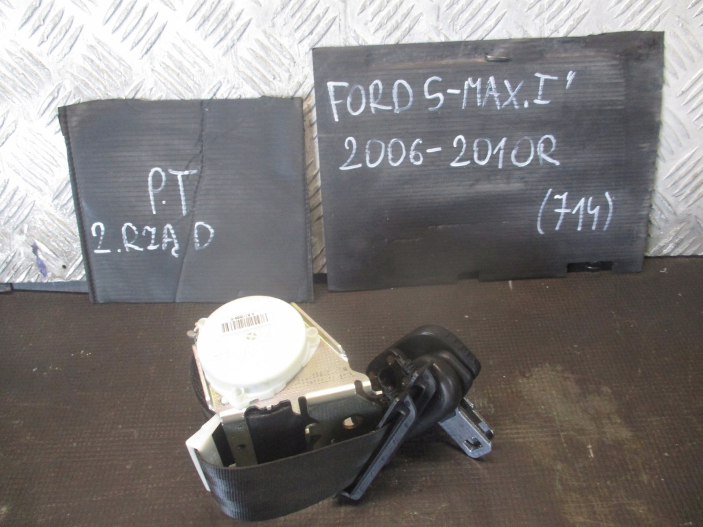 Купити Ремінь безпеки правий задній 2 ряд ford s-max 06-10r.