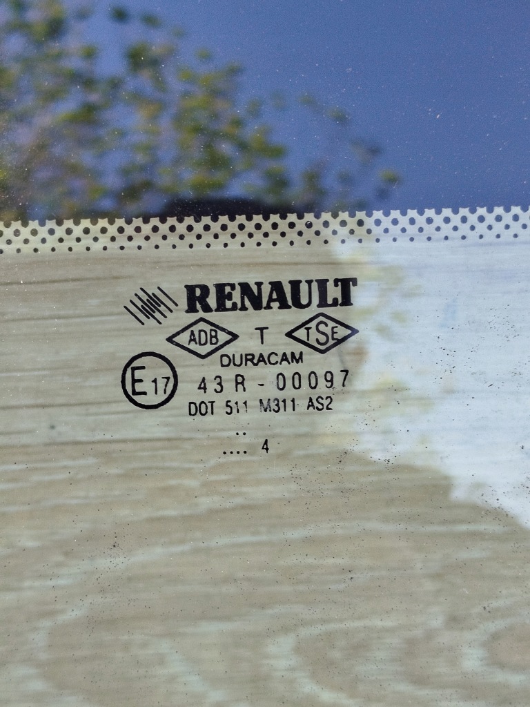 фото №3, Стекло задняя renault thalia sedan оригинал 43-00097
