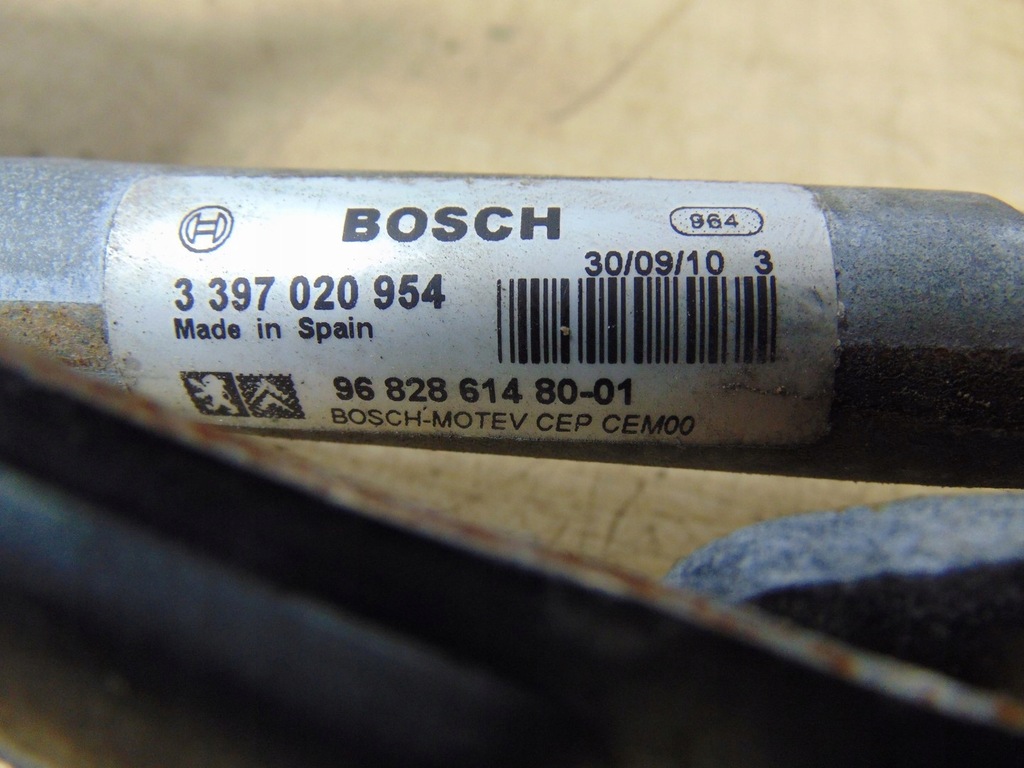 фото №13, Механізм двигун двірник citroen berlingo iii