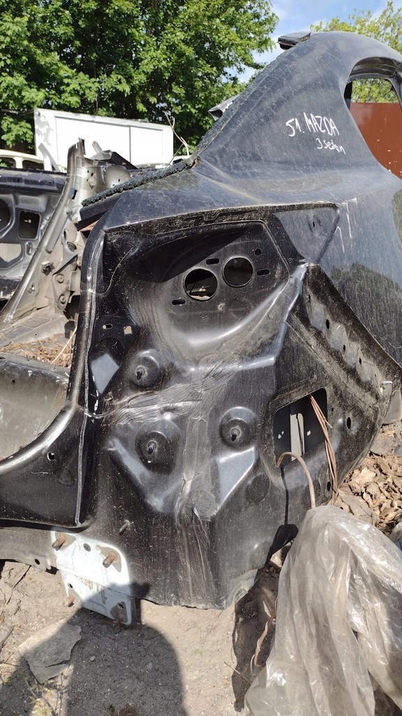 фото №5, Mazda 3 sedan чверть права задня блок двигуна поріг