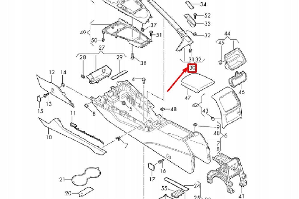 фото №10, Audi a4 b9 захист консолі центральної рама rhd nowa оригінальна 8w2863969e1nk