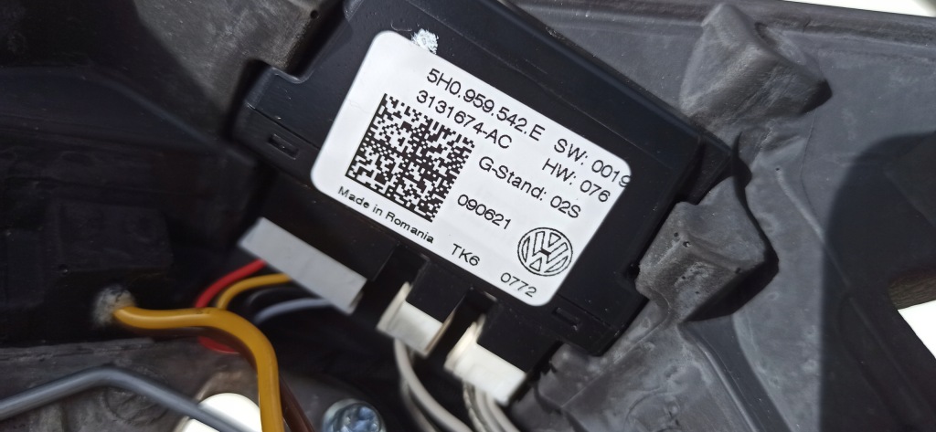 фото №13, Vw golf 8 viii 2020- воздуховод мультифункция кожа bez лепестки переключения 5h0959542e