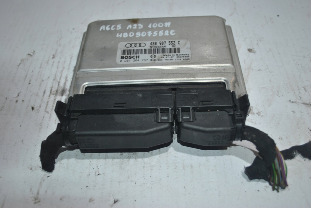 фото №6, Бортовий комп'ютер двигуна audi a6 c5 4b0907552c