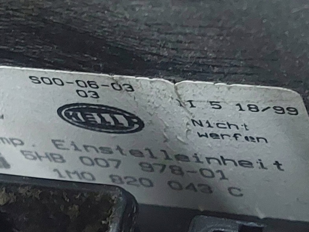 фото №10, Рамка консолі середня радіо панель обдув seat toledo ii 1m1862531c