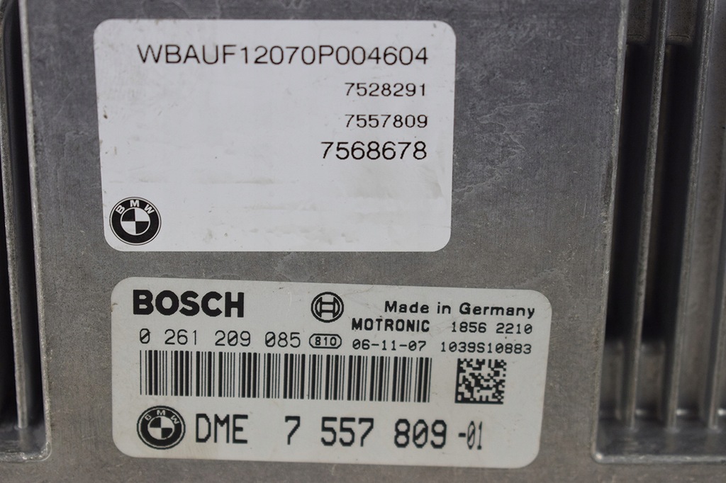 фото №8, Бортовой компьютер набор стартовый bmw 0261209085 7557809