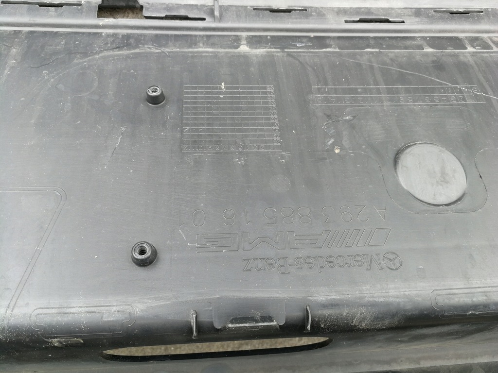 фото №14, 2938851601 спойлер накладка накладка-спойлер бампера заднего нижняя mecedes eqc w293