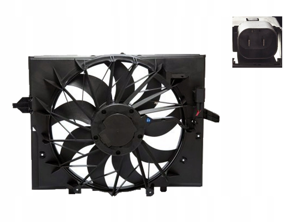 фото №1, Вентилятор з корпус behr/mahle bmw 5 / 6 201723w2x