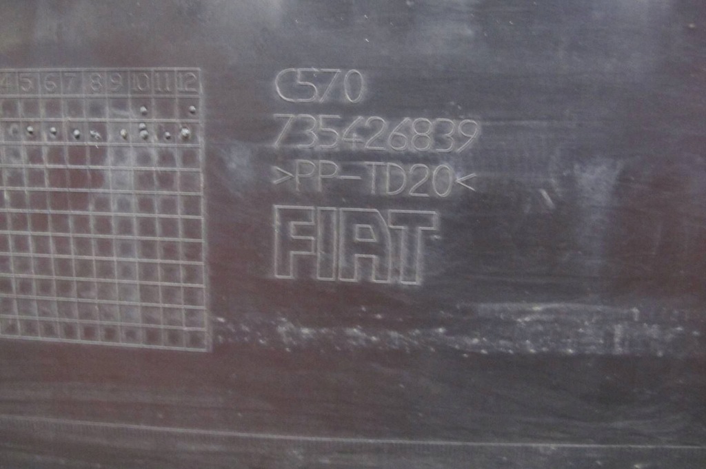 фото №12, Fiat bravo ii 2 накладка спойлер бампера задня заднього 735426839