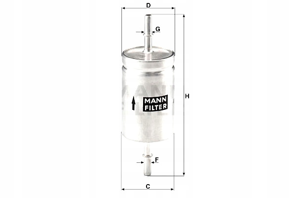 фото №1, Mann-filter wk 512 фильтр топлива