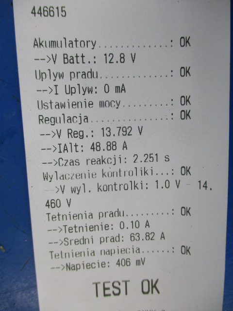 Renault 1.5dci генератор 150a 0124525028 testowan Зі Шроту