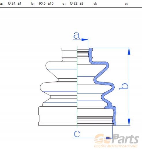 фото №2, Защита шарнир приводного внутреннего toyota carina vi 2.0
