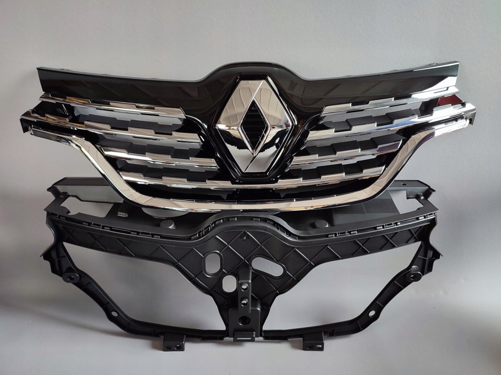 фото №4, Renault koleos ii lift бампер передній решітка радіатора підсилювач новий оригінал