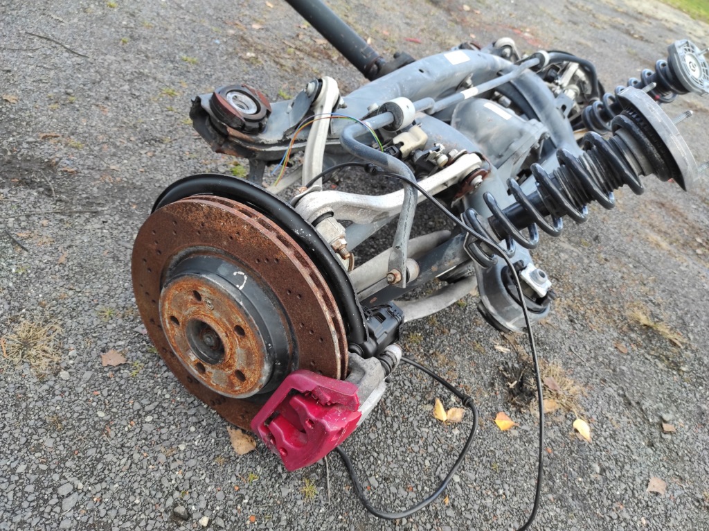 Балка підвіска задня комплект mercedes sl w 231 Оригінал