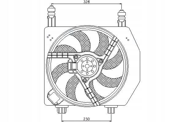 фото №2, Вентилятор радиатора с корпус ford fiesta fiest